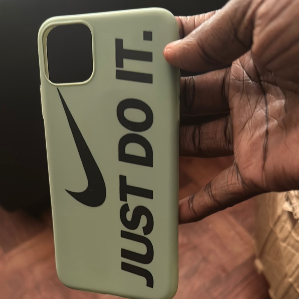 Nike Green and Black iPhone Case Minimalist Design